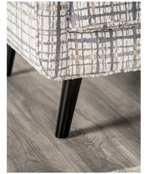  Mercia Sloped Track Arm Accent Chair Leg