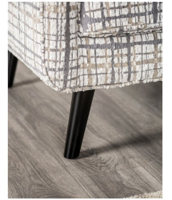  Mercia Sloped Track Arm Accent Chair Leg