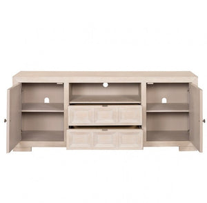 Montague Cross Modern Style Tawny TV Stand 72" Doors