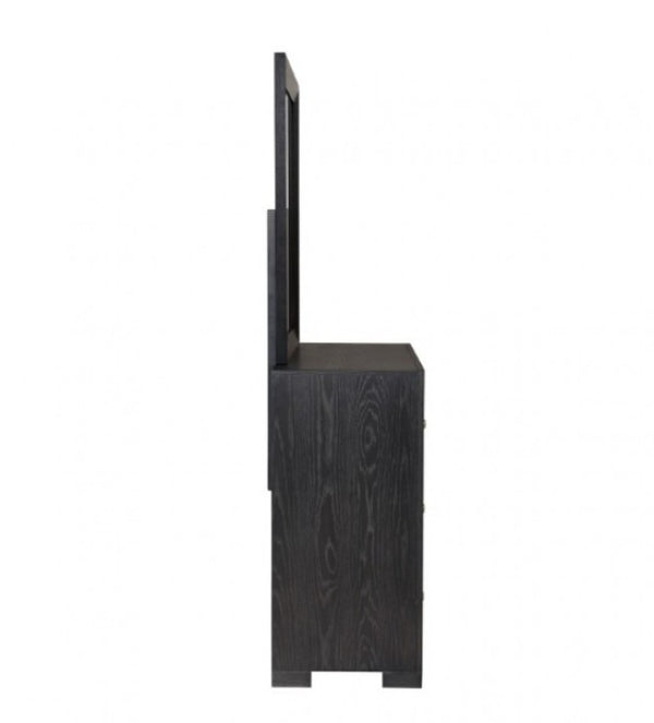 Montague Cross Modern Classic Weathered Black Dresser Side