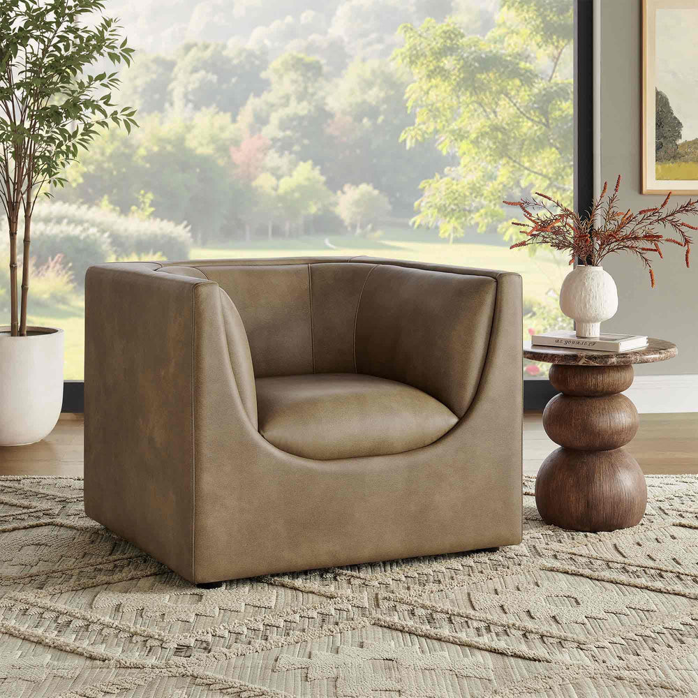 Natalia Premium Vegan Leather Chair