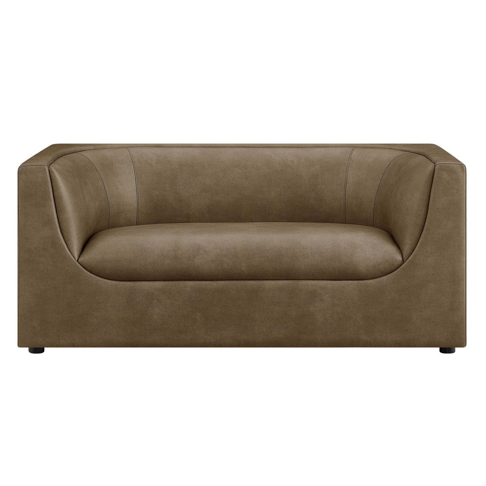 Natalia Premium Vegan Leather Loveseat