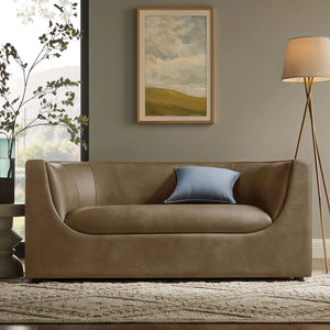 Natalia Premium Vegan Leather Loveseat