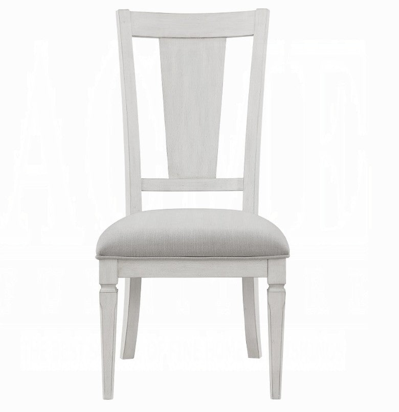 Natasha Two Tone Light Gray Dining Chair (Set-2)