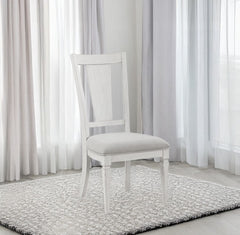 Natasha Two Tone Light Gray Dining Chair (Set-2)