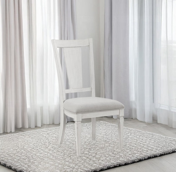 Natasha Two Tone Light Gray Dining Chair (Set-2)