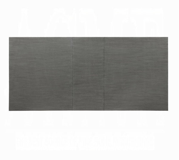 A rectangular dark gray wood panel with a brushed texture, shown against a plain white background.
