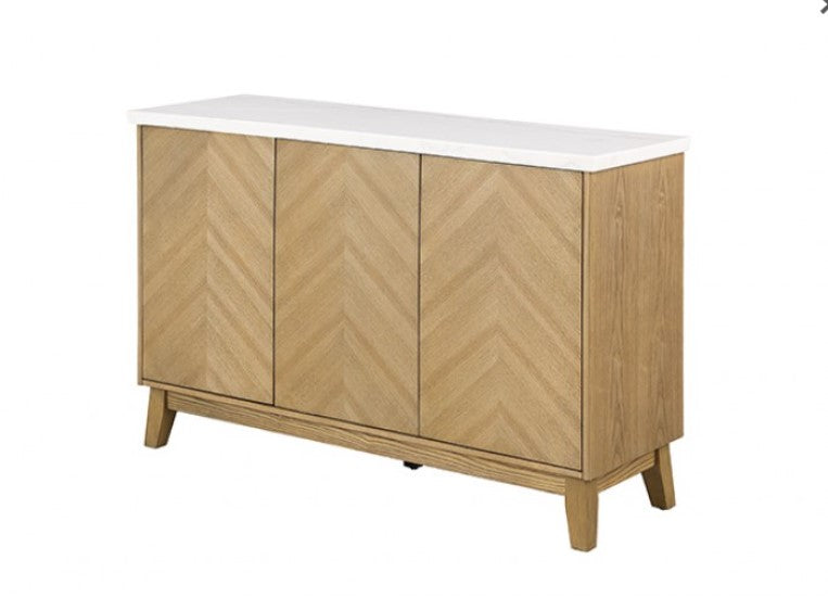 Nolan Genuine Marble Top Dining Server