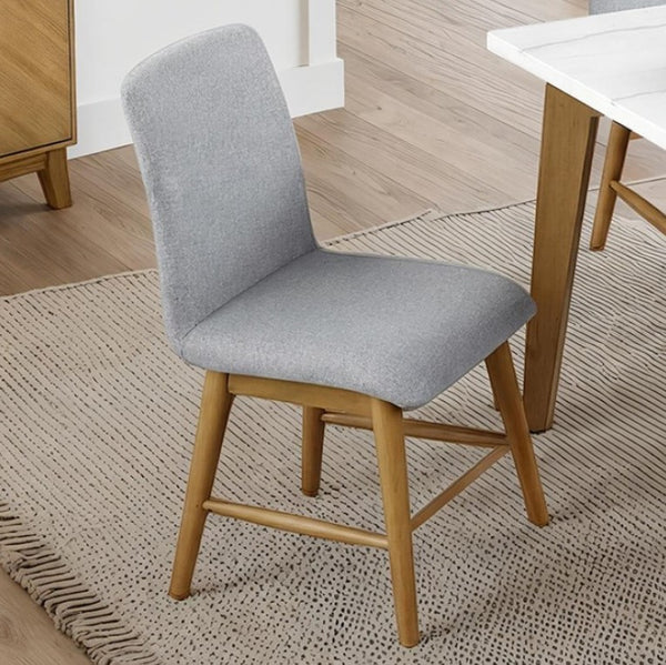 Nolan Natural Upholstered Polyester Fabric Dining Chair