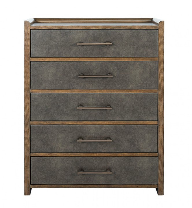 Nutone Dark Walnut Modern Chest