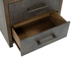 Nutone Dark Walnut Modern Nightstand