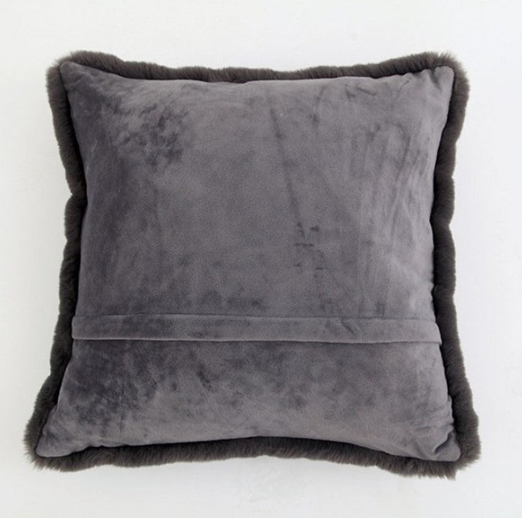 Patricia Accent Pillow Charcoal Polyester