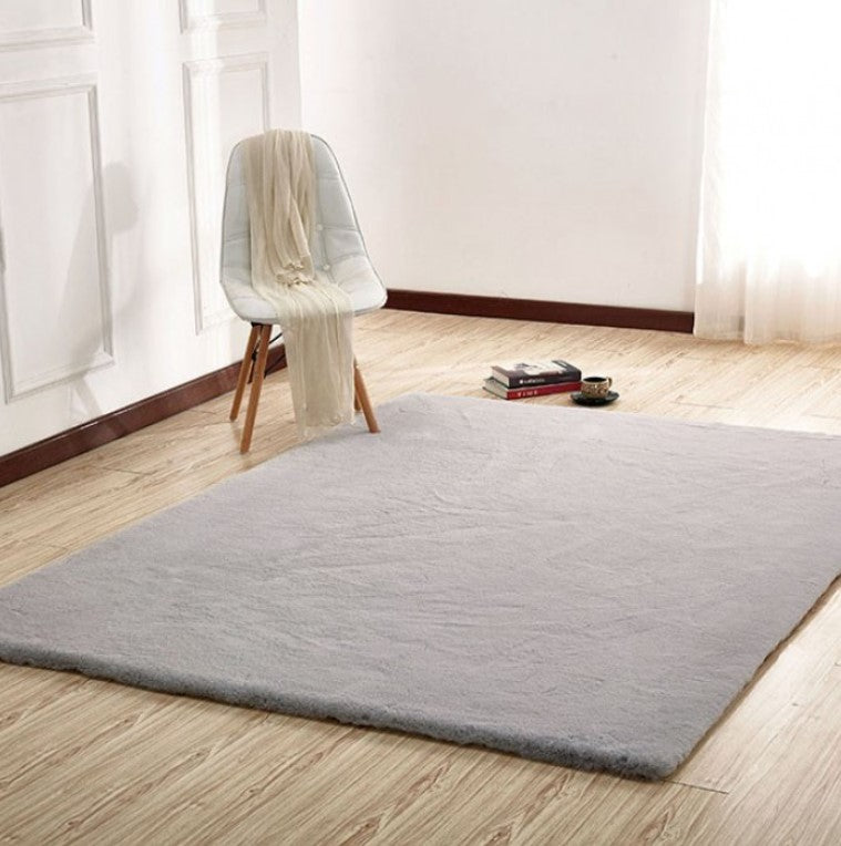 Patricia Power Loomed Modern Silver Area Rug