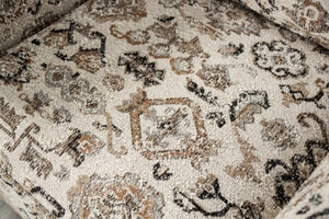 Peggie Polyester Taupe Fabric Upholstered Chair Fabric