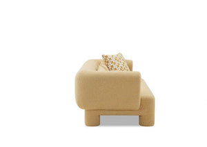Phillip Modern Tight Seat Sofa with Pillows Side
