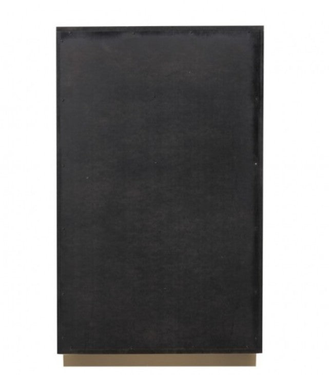 Primeberg Modern Black Gold Pattern Chest