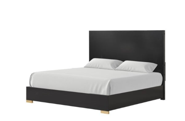 Primeberg Modern Black Pattern Bed