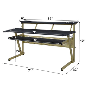 Primtone Black Gold Music Production Desk