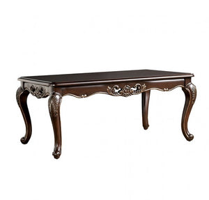Prisya Traditional Solid Wood Coffee Table Style