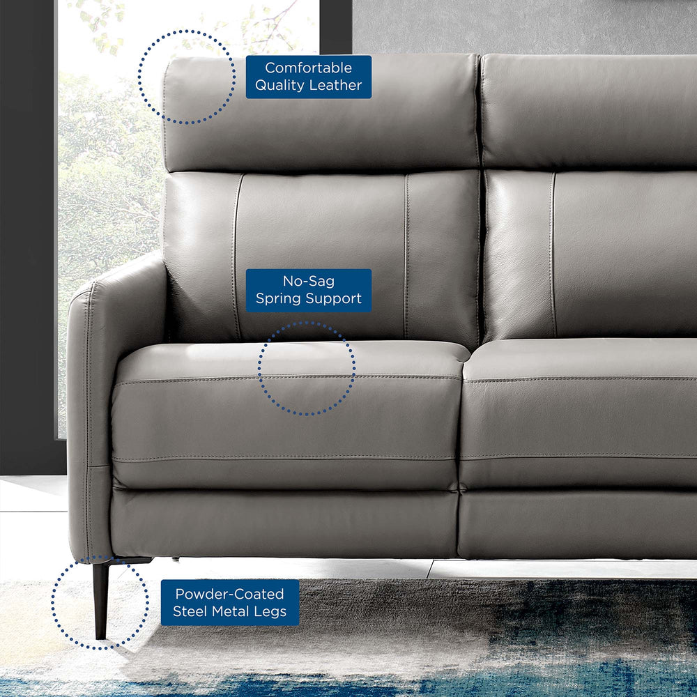 Rudy Comfortable Quality Leather Sofa
