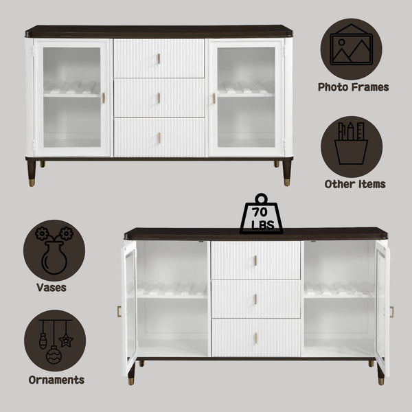 Serania Two Tone Dining Server Info
