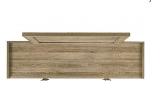 Serrano Contemporary Dusty Oak Finish Dresser Top
