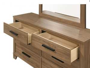 Serranto Walnut Finish Dresser