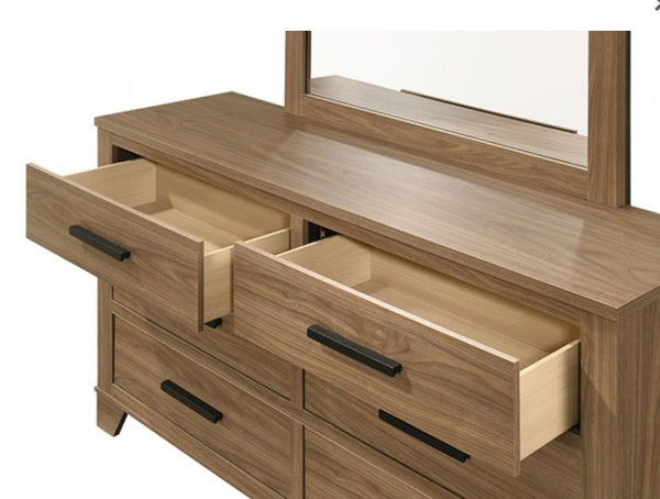 Serranto Walnut Finish Dresser