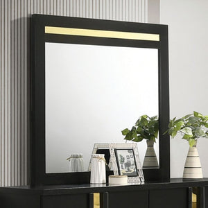 Shysko Black Gold Contemporary Style Mirror