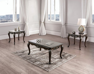 Spencer Solid Wood Traditional Coffee Table Set