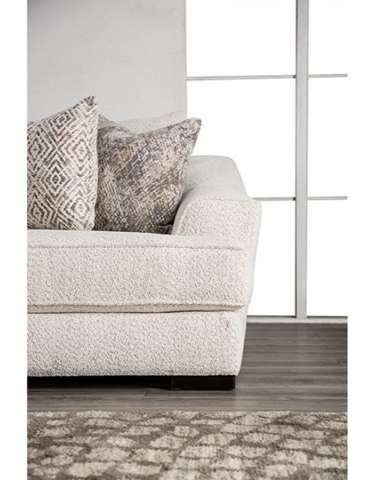 Styles Boucle Fabric Sectional Sofa