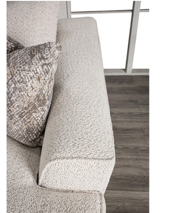 Styles Boucle Fabric Sectional Sofa