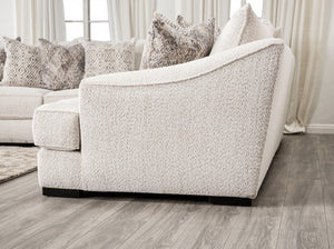Styles Boucle Fabric Sectional Sofa