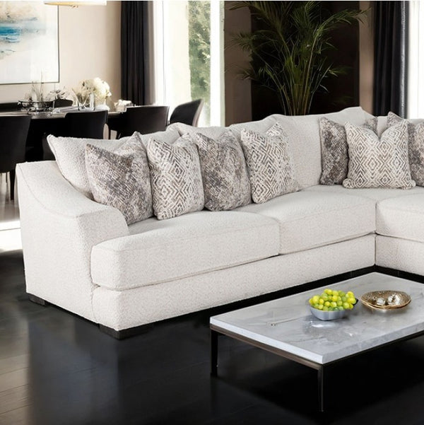 Styles Boucle Fabric Sectional Sofa