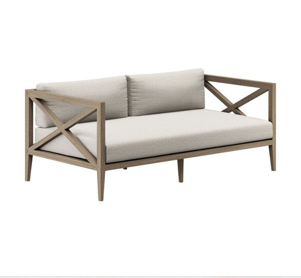 Sunshore Pebble Outdoor Loveseat