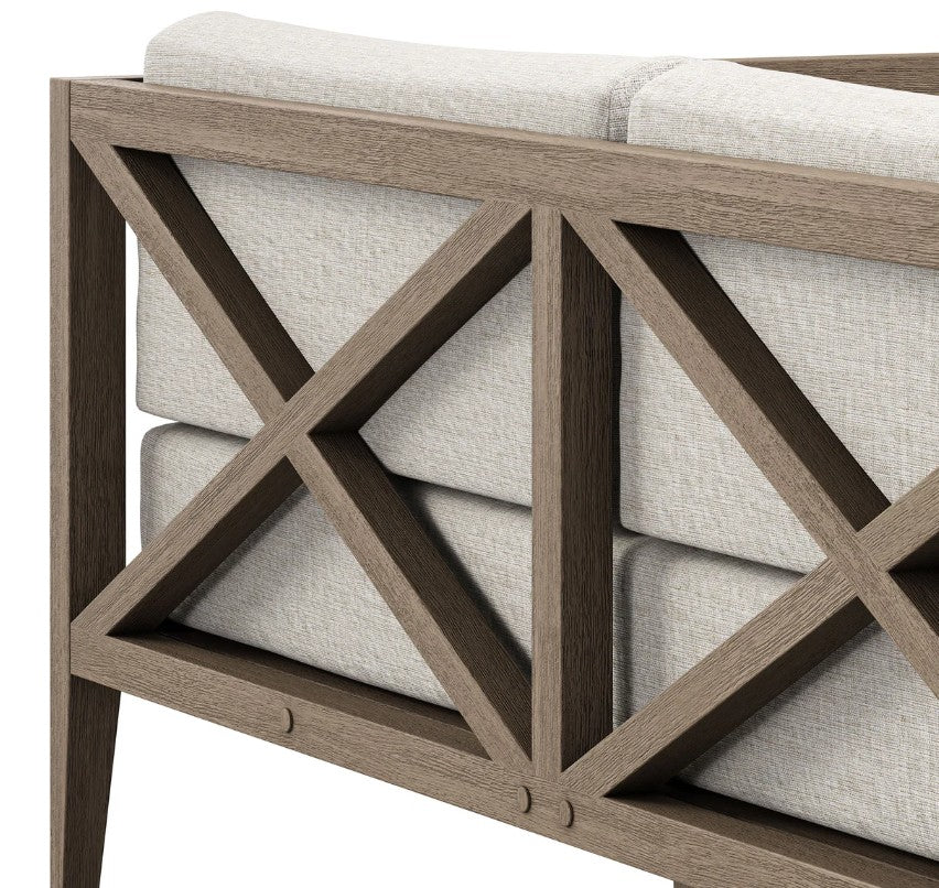 Sunshore Pebble Outdoor Loveseat