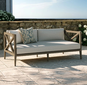 Sunshore Pebble Outdoor Loveseat