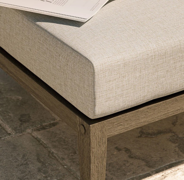 Sunshore Pebble Outdoor Ottoman 