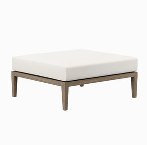 Sunshore Weather Gray Outdoor Ottoman Style
