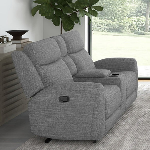 Toni fabric manual recliner loveseat