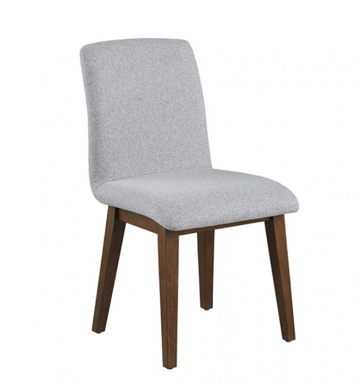 Valia Organic Modern Walnut Upholstered Chair