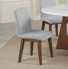 Valia Organic Modern Walnut Upholstered Chair