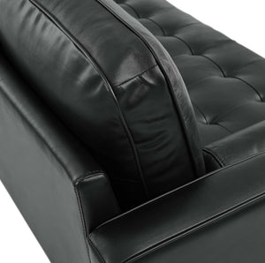 Vaspire 78 modern black Leather upholstery sofa head rest 