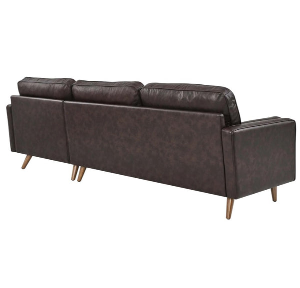 Vaspire 98" Modern Leather Upholstery Sofa Back
