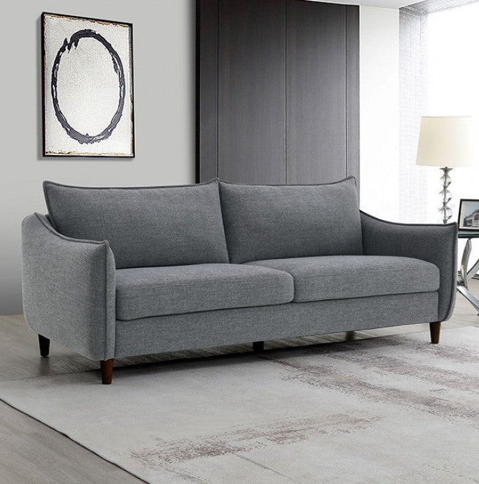 Veron Skinny Slope Arm Sofa Dark Gray
