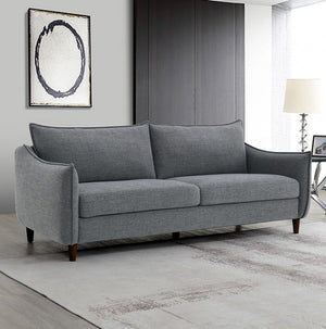 Veron Skinny Slope Arm Sofa Dark Gray