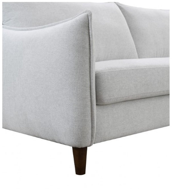 Veron Skinny Slope Arm Sofa Light Gray Arm