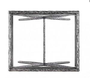 Vilber Gunmetal Silver Side Table Top