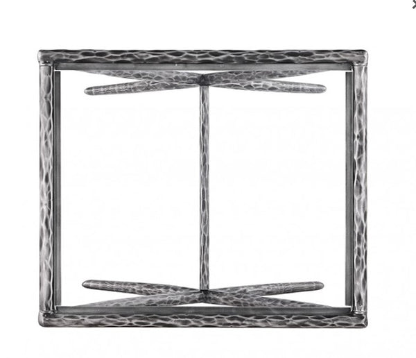 Vilber Gunmetal Silver Side Table Top
