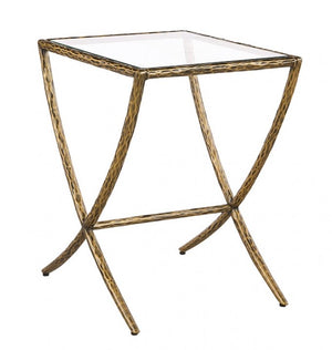 Vilber Matte Gold End Table Style